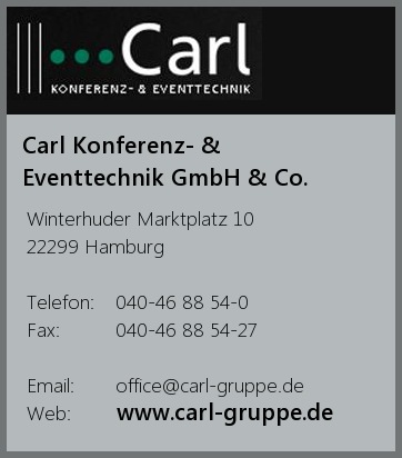 Carl Konferenz- & Eventtechnik GmbH & Co.