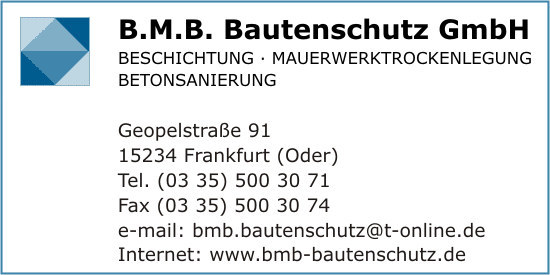 B.M.B. Bautenschutz GmbH