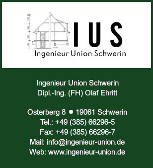 Ingenieur Union Schwerin Ing. Olaf Ehrit